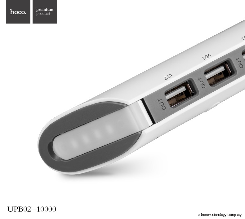 Hoco แบตเตอรี่สำรอง power bank 10000mAh  รุ่น hoco upb02-10000