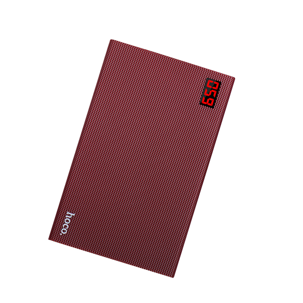 hoco แบตเตอรี่สำรอง power bank 20000 mah รุ่น hoco B17A-20000 CARBON FIBER POWER BANK