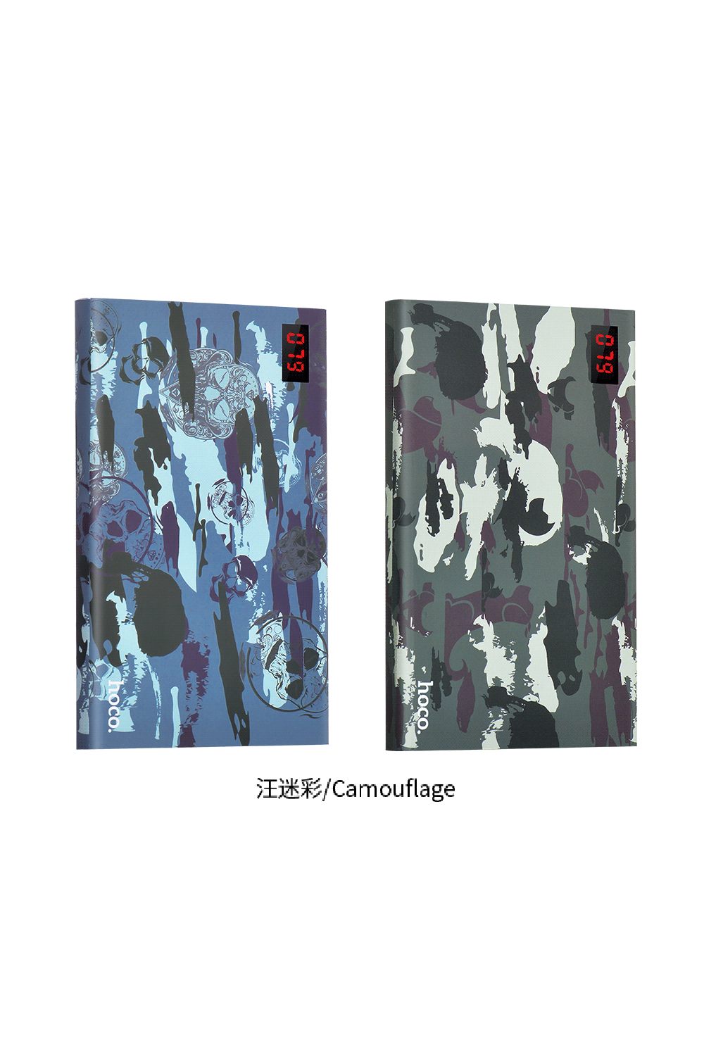 hoco แบตเตอรี่สำรอง power bank 20000 mah รุ่น hoco B17C-20000 CAMOUFLAGE POWER BANK