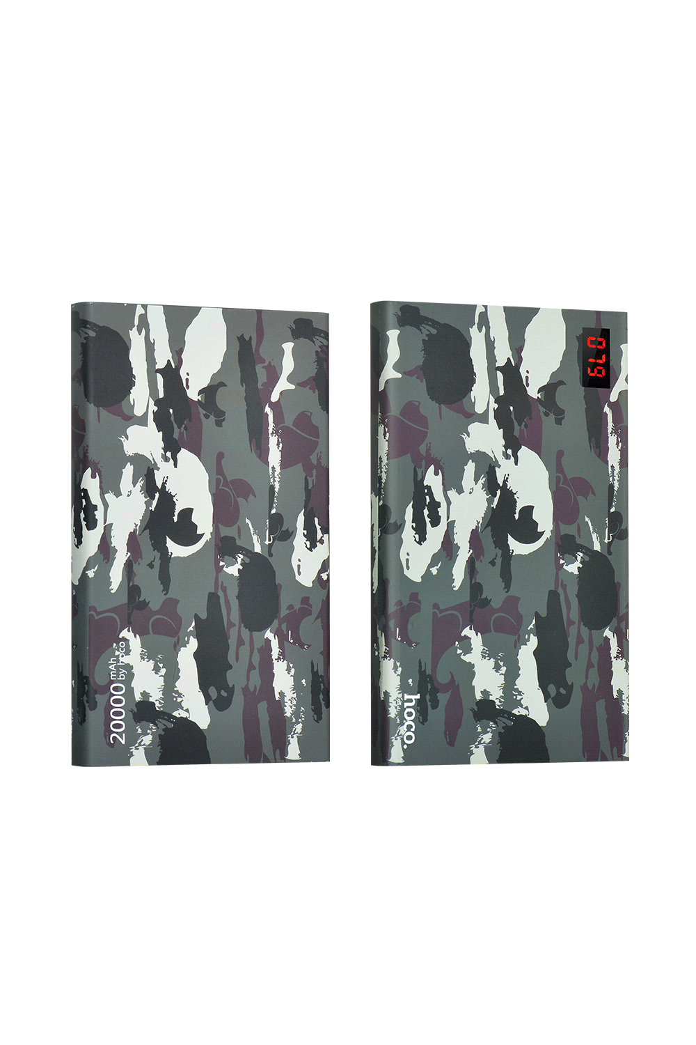 hoco แบตเตอรี่สำรอง power bank 20000 mah รุ่น hoco B17C-20000 CAMOUFLAGE POWER BANK