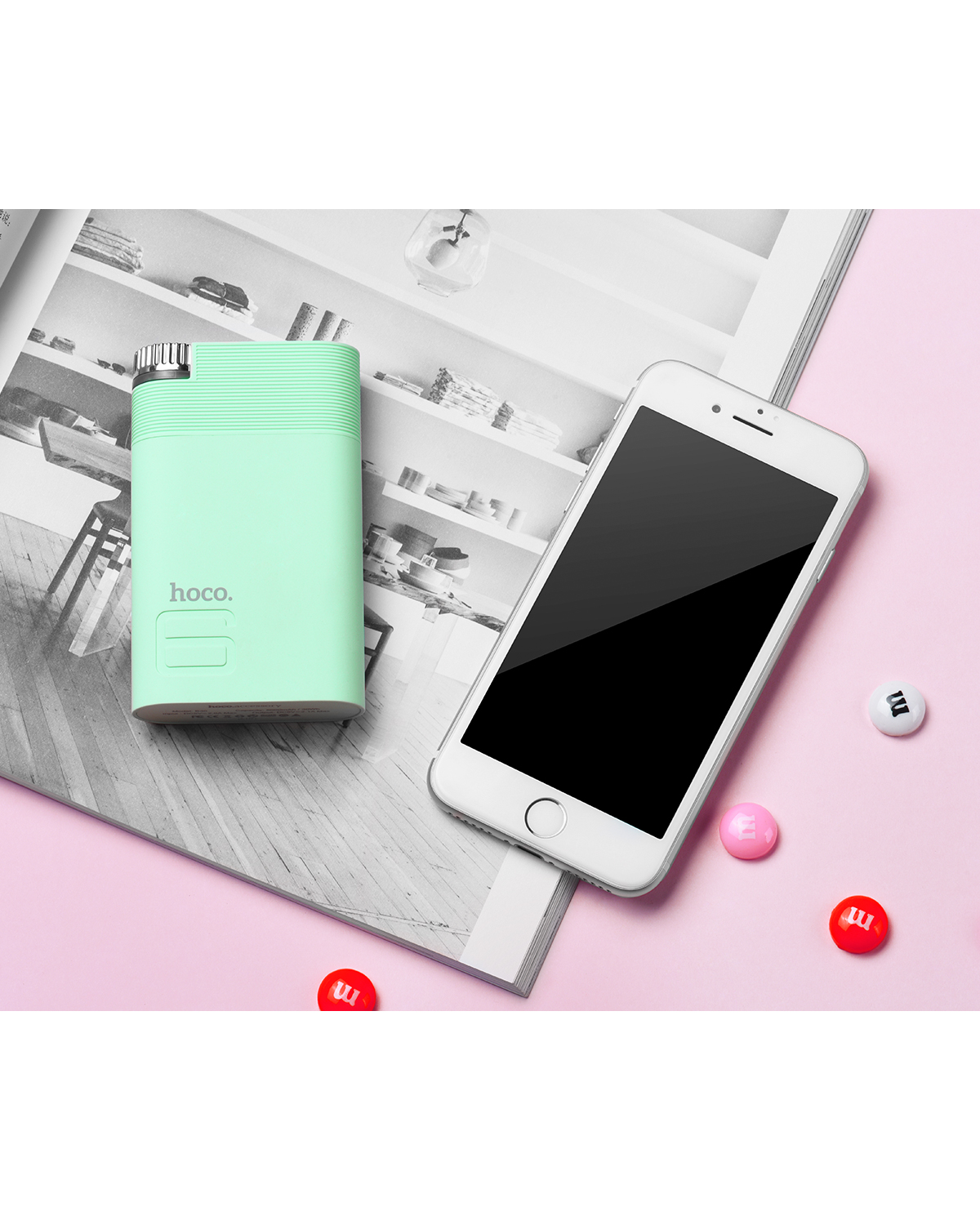 Hoco แบตเตอรี่สำรอง power bank 8000mAh  รุ่น hoco B30