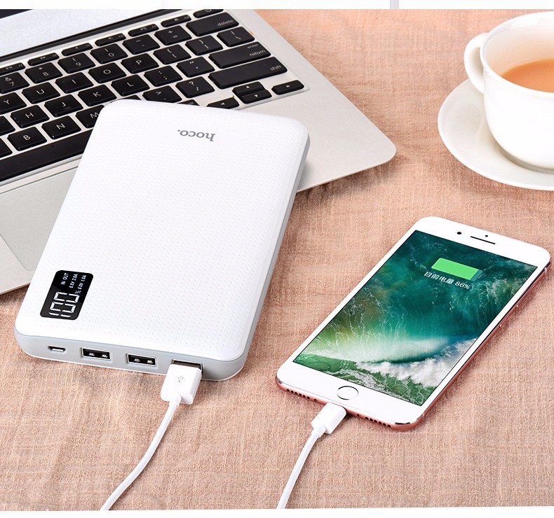 hoco แบตเตอรี่สำรอง power bank 30000mAh  รุ่น hoco B24-30000
