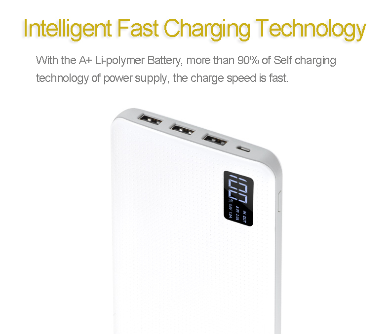 hoco แบตเตอรี่สำรอง power bank 30000mAh  รุ่น hoco B24-30000