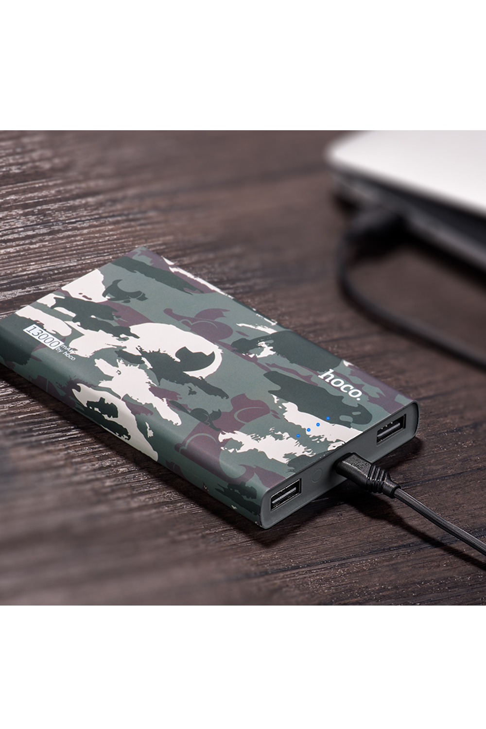 hoco แบตเตอรี่สำรอง power bank13000 mah รุ่น hoco B12C-13000 CAMOUFLAGE POWER BANK