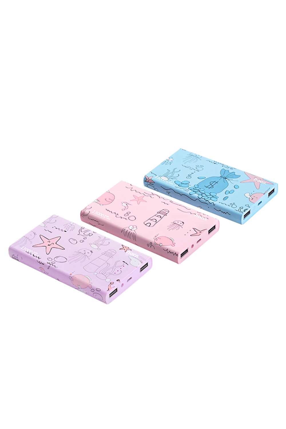 hoco แบตเตอรี่สำรอง power bank13000 mah รุ่น hoco B12D-13000 OCEAN POWER BANK