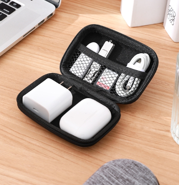 กระเป๋าเก็บหูฟัง กระเป๋าเก็บสายชาร์ต USB กระเป๋าออแกไนเซอร์สำหรับจัดเก็บหูฟัง