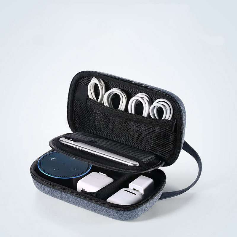 รับผลิตกระเป๋าเก็บสายชาร์ต USB กระเป๋าเก็บหูฟัง งานพรีเมี่ยม สกรีนโลโก้ กระเป๋าออแกไนเซอร์สำหรับจัดเก็บหูฟัง