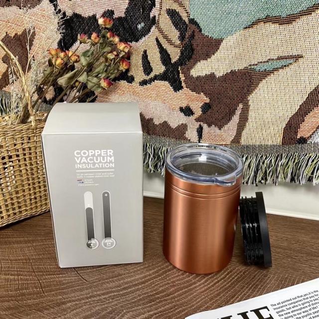 Copper vacuum insulation 12oz แก้วน้ำสแตนเลสเก็บอุหภูมิ แก้วเก็บความเย็น แก้วใส่เบียร์