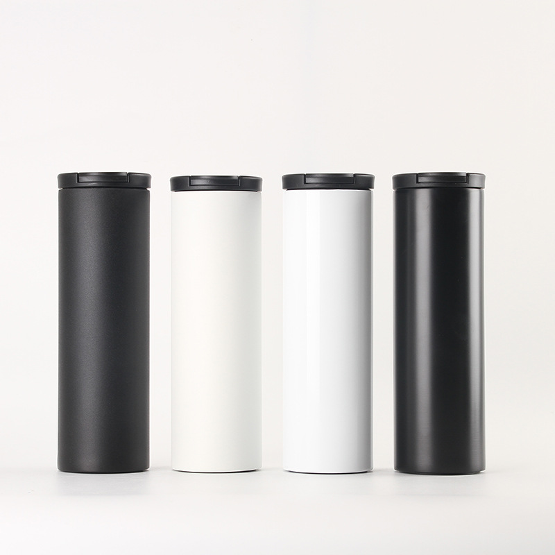 กระบอกน้ำ แก้วเก็บความร้อน-เย็น สแตนเลส 304 ความจุ 500ml-520ml