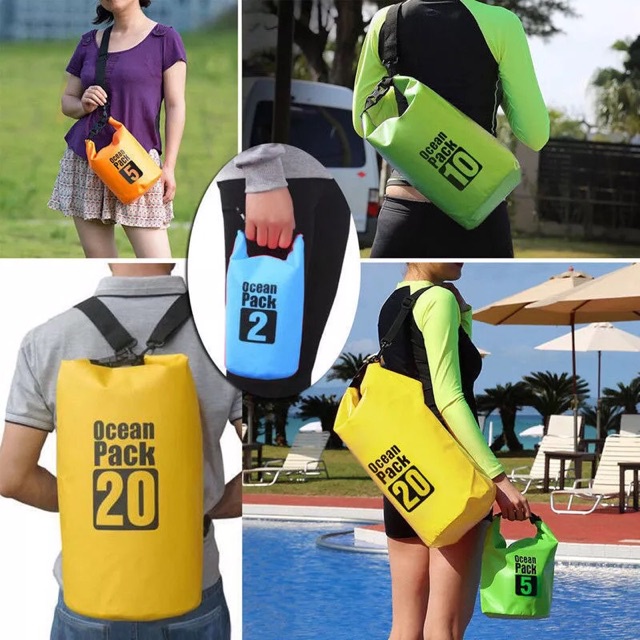 กระเป๋ากันน้ำ ถุงกันน้ำ ถุงทะเล ชายหาด Beach Travel Waterproof Bag 