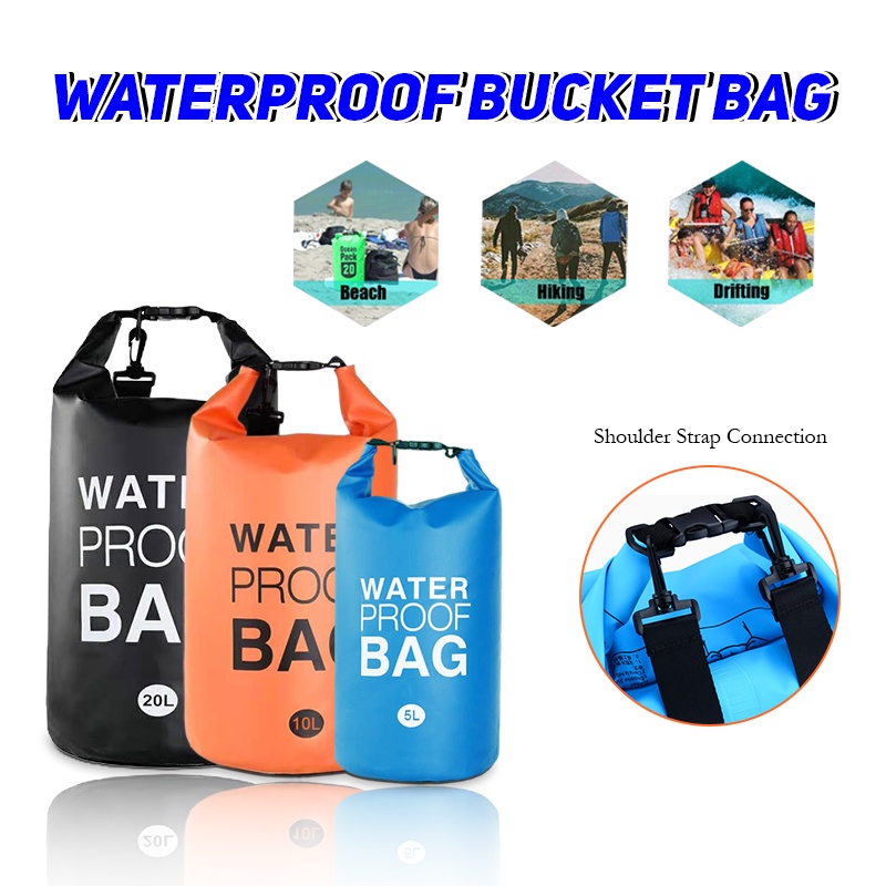 กระเป๋ากันน้ำ ถุงกันน้ำ ถุงทะเล ชายหาด Beach Travel Waterproof Bag 