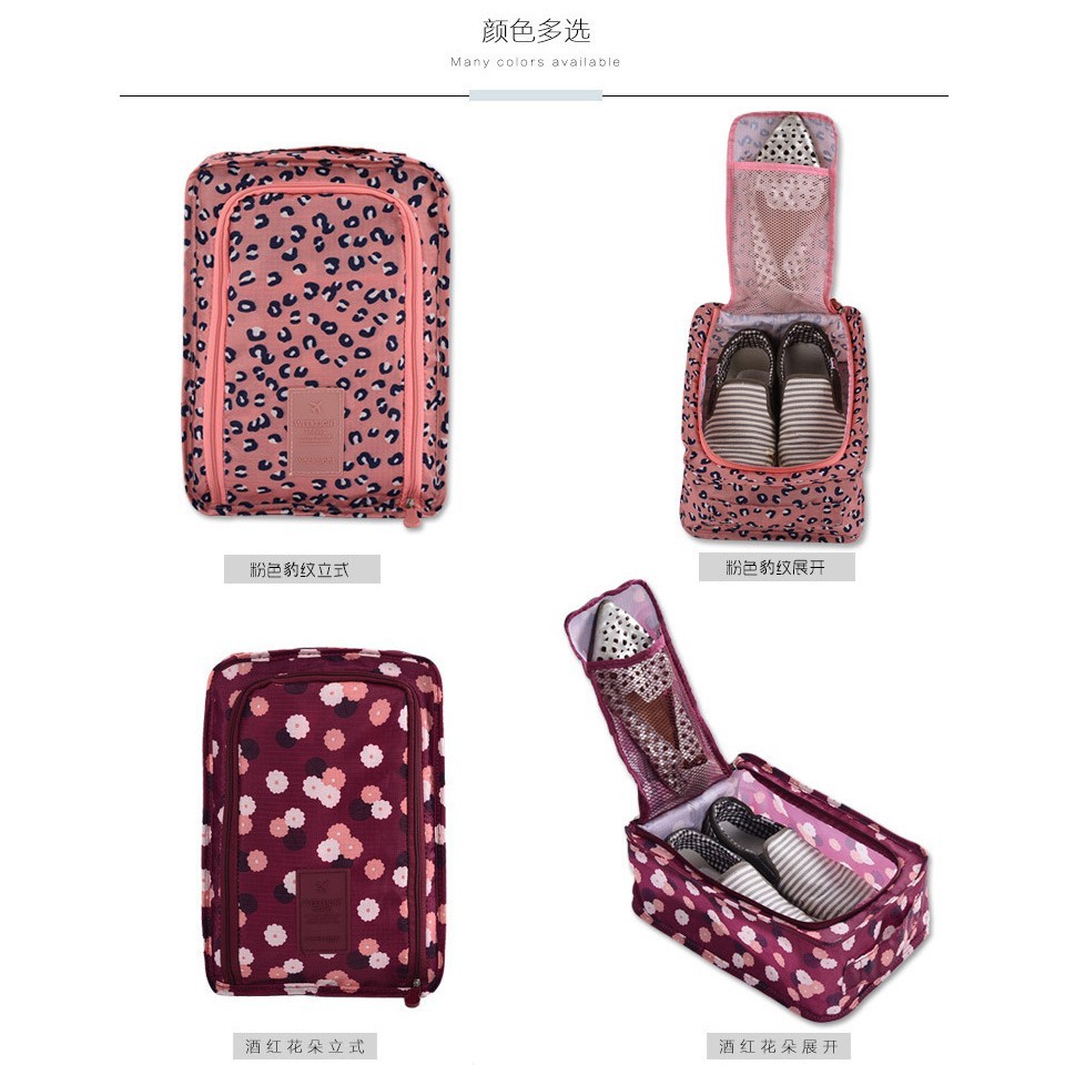 กระเป๋าจัดระเบียบรองเท้า กระเป๋าใส่รองเท้า สามารภพับจัดเก็บได้