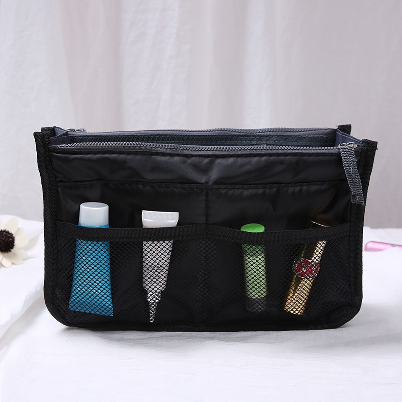 กระเป๋าจัดระเบียบBag in Bag 13 ช่อง กระเป๋าถือ กระเป๋าสะพายข้าง กระเป๋ากันน้ำ กระเป๋าแยกช่อ