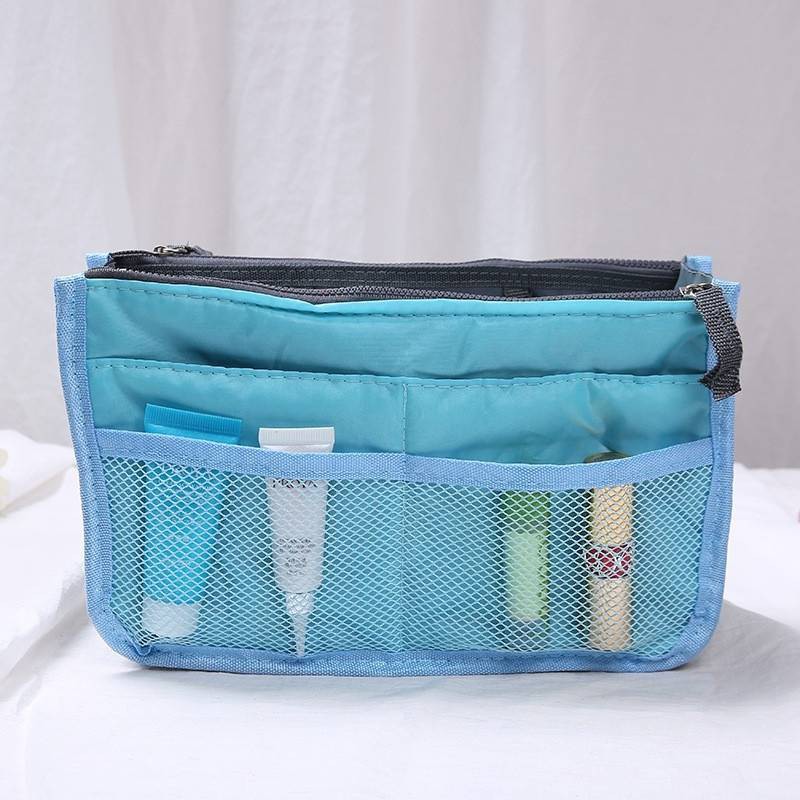 กระเป๋าจัดระเบียบBag in Bag 13 ช่อง กระเป๋าถือ กระเป๋าสะพายข้าง กระเป๋ากันน้ำ กระเป๋าแยกช่อ