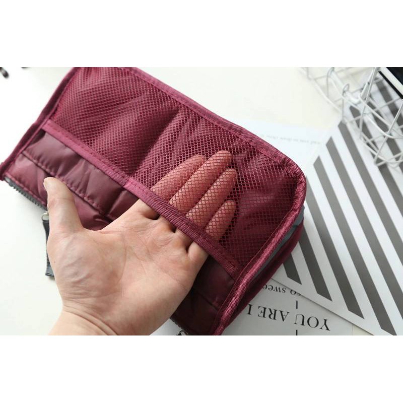 กระเป๋าจัดระเบียบBag in Bag 13 ช่อง กระเป๋าถือ กระเป๋าสะพายข้าง กระเป๋ากันน้ำ กระเป๋าแยกช่อ