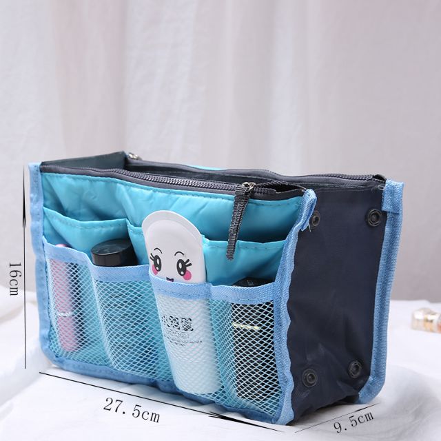 กระเป๋าจัดระเบียบBag in Bag 13 ช่อง กระเป๋าถือ กระเป๋าสะพายข้าง กระเป๋ากันน้ำ กระเป๋าแยกช่อ