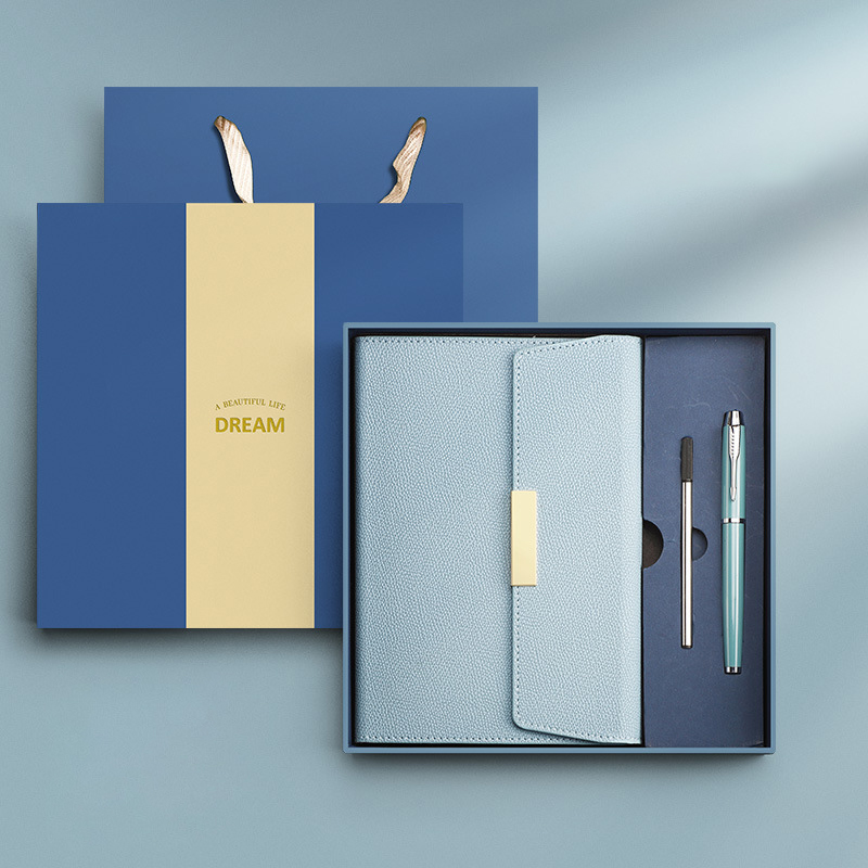 ชุดของขวัญ ของแจกบริษัท ชุดเซ็ทรับไหว้ ชุดเช็ทสมุด+ปากกา รวมกล่องgiftset