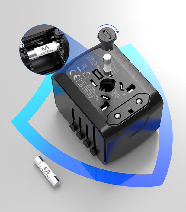 Travel Adaptep ปลั๊กใช้งานได้มากกว่า150 ประเทศ USB type-C