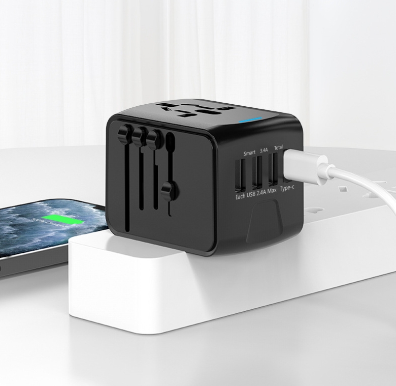 Travel Adaptep ปลั๊กใช้งานได้มากกว่า150 ประเทศ USB type-C