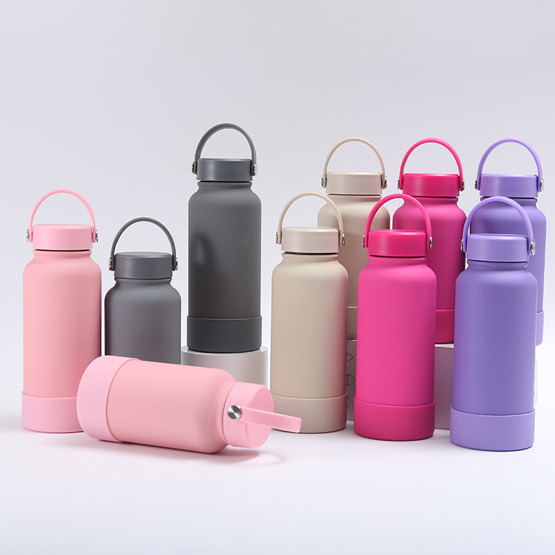 กระบอกน้ำ แก้วเก็บความร้อน-เย็น สแตนเลส 304 ความจุ 650ml