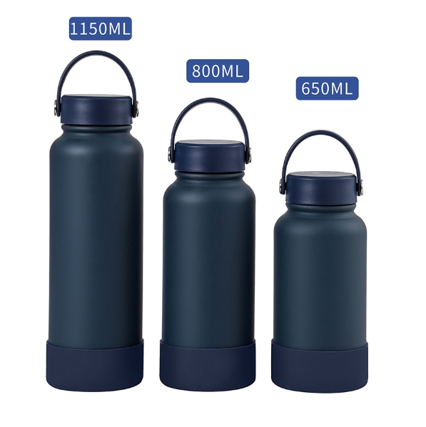 กระบอกน้ำ แก้วเก็บความร้อน-เย็น สแตนเลส 304 ความจุ 800ml