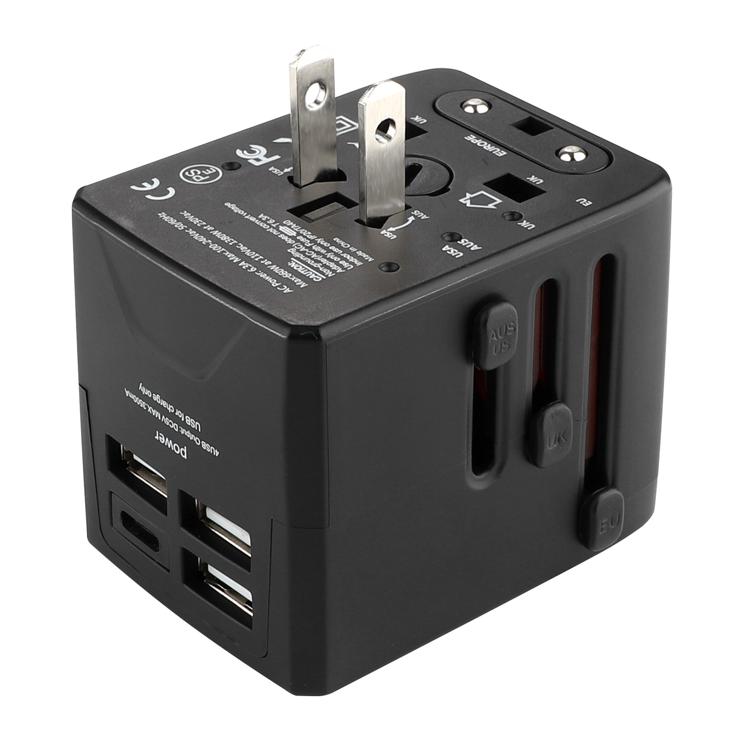 Travel Adaptep ปลั๊กใช้งานได้มากกว่า150 ประเทศ USB type-C
