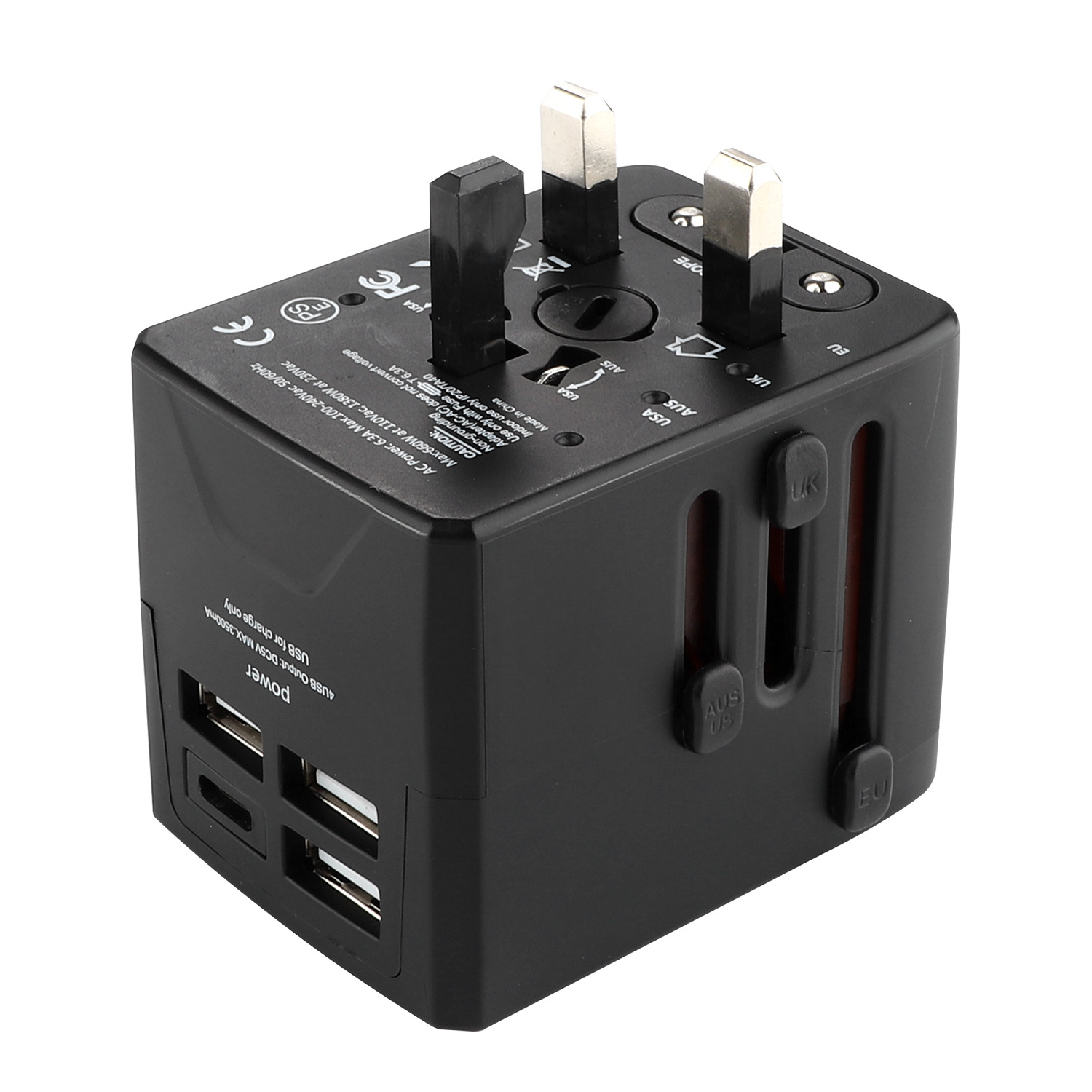 Travel Adaptep ปลั๊กใช้งานได้มากกว่า150 ประเทศ USB type-C