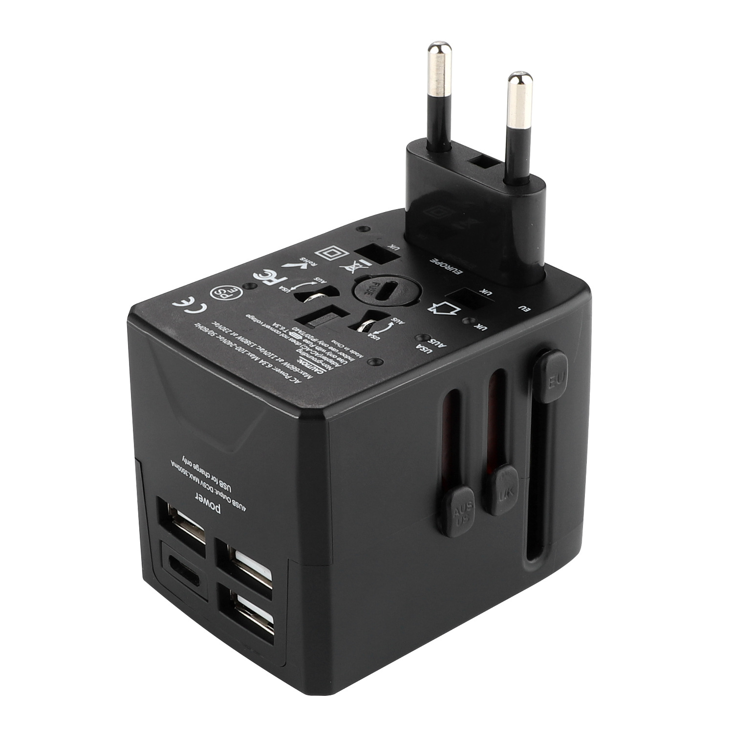 Travel Adaptep ปลั๊กใช้งานได้มากกว่า150 ประเทศ USB type-C
