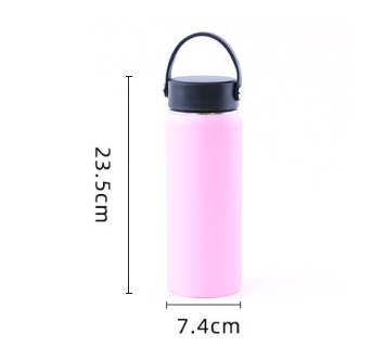 กระบอกน้ำ แก้วเก็บความร้อน-เย็น สแตนเลส 304 ความจุ 500ml