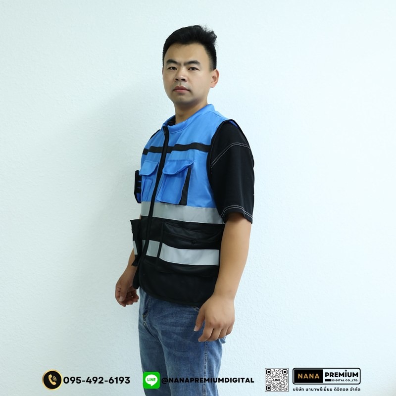 เสื้อสะท้อนแสง เสื้อเซฟตี้ รับสกรีนโลโก้เสื้อเซฟตี้ บริการรับสกรีนเสื้อเซฟตี้ เสื้อสะท้อนแสงในทุกขนาด