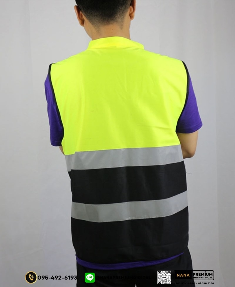 เสื้อสะท้อนแสง เสื้อเซฟตี้ รับสกรีนโลโก้เสื้อเซฟตี้ บริการรับสกรีนเสื้อเซฟตี้ เสื้อสะท้อนแสงในทุกขนาด