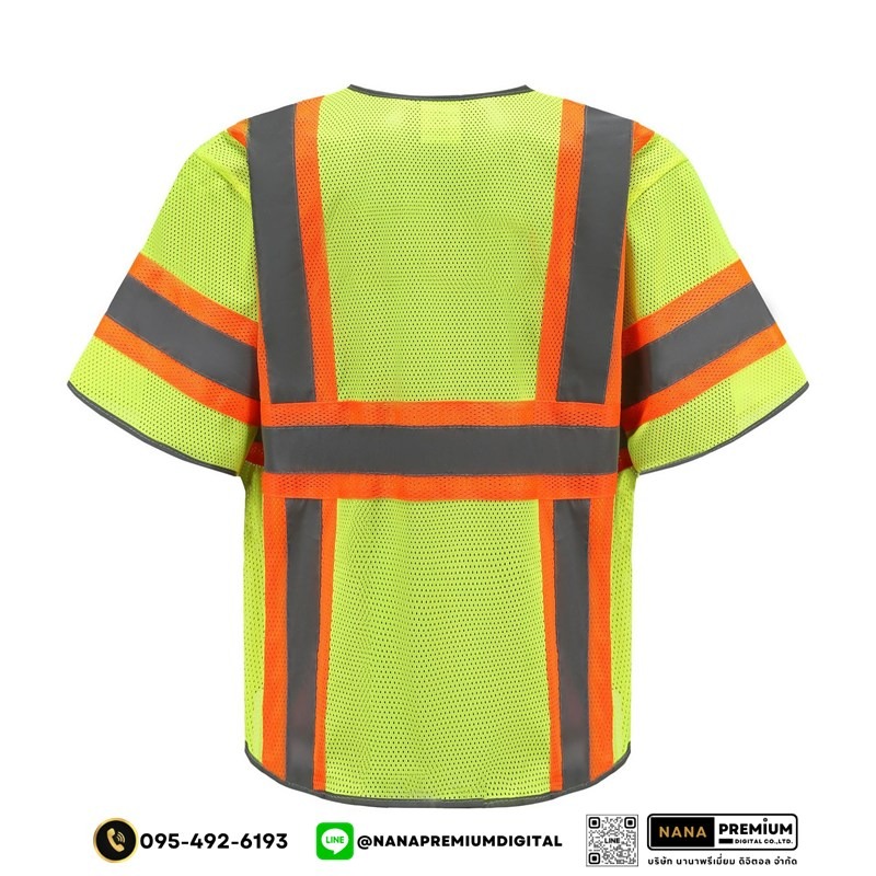 รับผลิตเสื้อสะท้อนแสง รับสกรีนโลโก้เสื้อนิรภัย ขายส่งเสื้อคนงาน ขายส่งเสื้อสะท้อนแสง โรงงานผลิตเสื้อสะท้อนแสง สกรีนโลโก้บริษัท