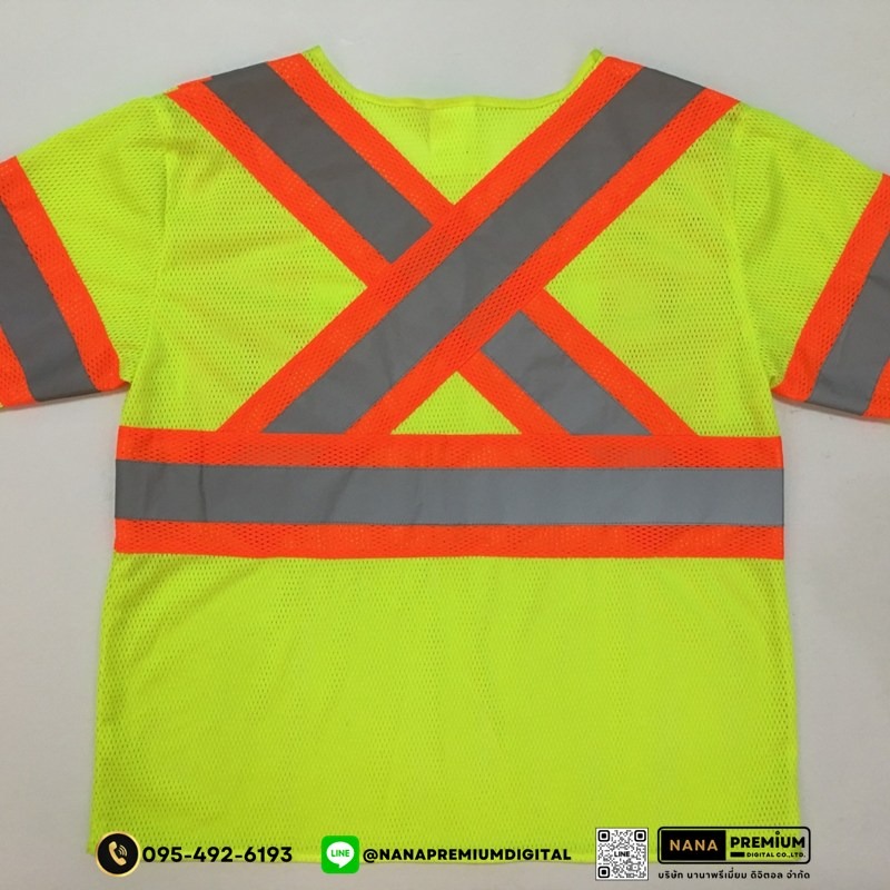รับผลิตเสื้อสะท้อนแสง รับสกรีนโลโก้เสื้อนิรภัย ขายส่งเสื้อคนงาน ขายส่งเสื้อสะท้อนแสง โรงงานผลิตเสื้อสะท้อนแสง สกรีนโลโก้บริษัท