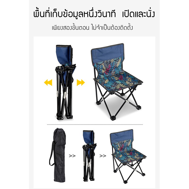 เก้าอี้ปิคนิค เก้าอี้สนามพับได้ เก้าอี้สนามพกพา เก้าอี้ เก้าอี้พับได้ camping เก้าอี้ปิคนิค เก้าอี้แค้มปิ้ง ฟรีถุงเก็บ