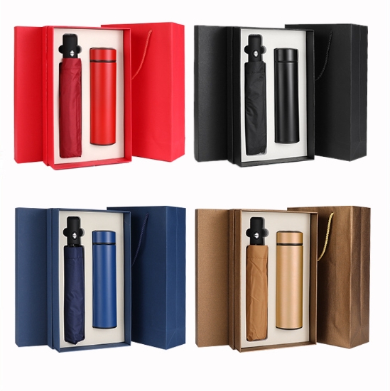 รับสกรีน รับผลิต ชุดของขวัญ ชุดกิ๊ฟเซ็ต giftset กระบอกน้ำ+ร่ม