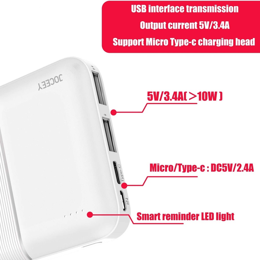 รับสกรีน powerbank แบตสำรอง ความจุ 10000 mah