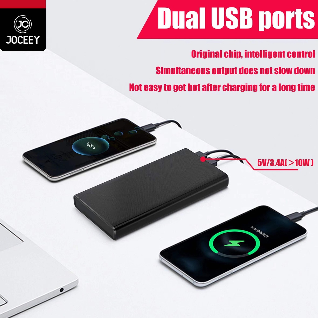 รับสกรีน powerbank แบตสำรอง ความจุ 10000 mah