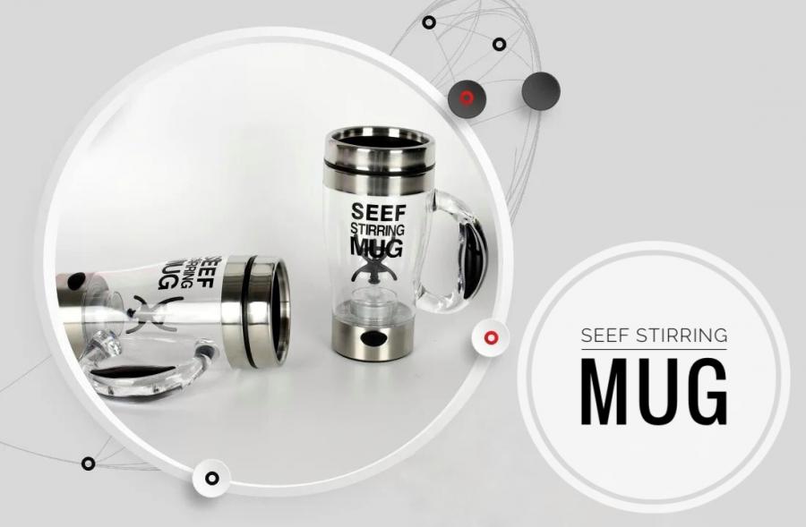 coffee mug แก้วกาแฟ แก้วมัค mug แก้วปั่นอัตโนมัติ 450ML