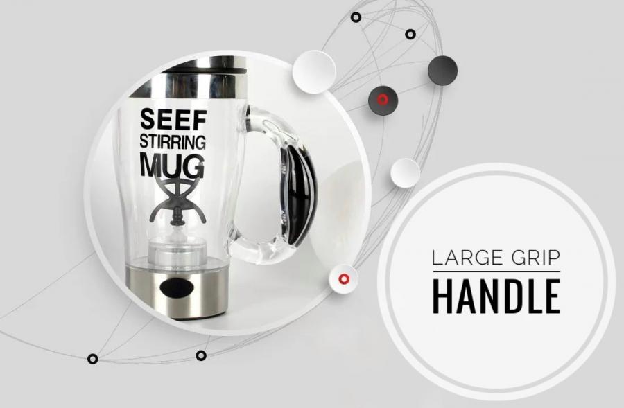 coffee mug แก้วกาแฟ แก้วมัค mug แก้วปั่นอัตโนมัติ 450ML