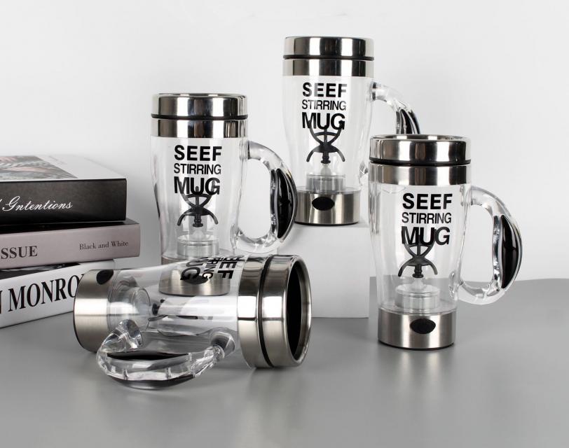 coffee mug แก้วกาแฟ แก้วมัค mug แก้วปั่นอัตโนมัติ 450ML