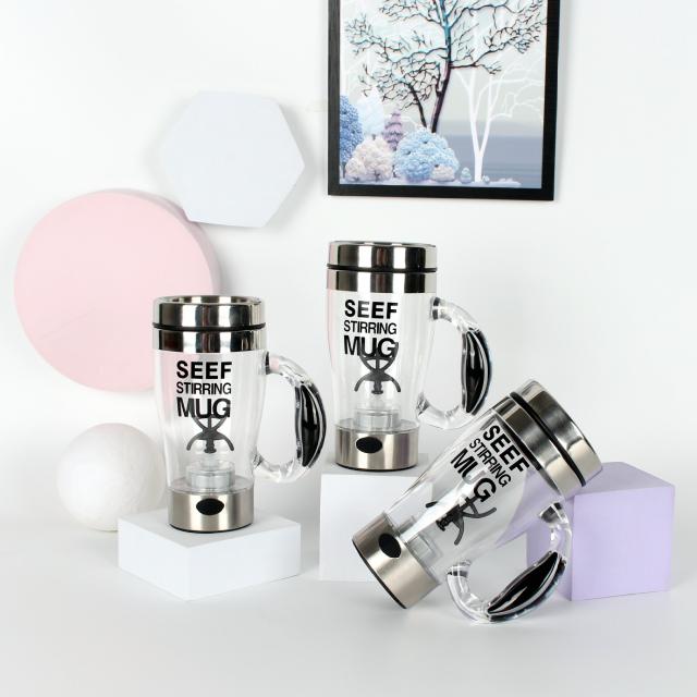 coffee mug แก้วกาแฟ แก้วมัค mug แก้วปั่นอัตโนมัติ 450ML