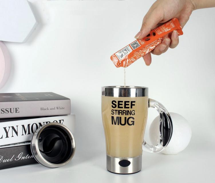 coffee mug แก้วกาแฟ แก้วมัค mug แก้วปั่นอัตโนมัติ 450ML