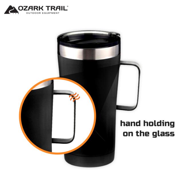 แก้วน้ำสแตนเลส หูจับเก็บอุหภูมิ 20oz tumbler handle