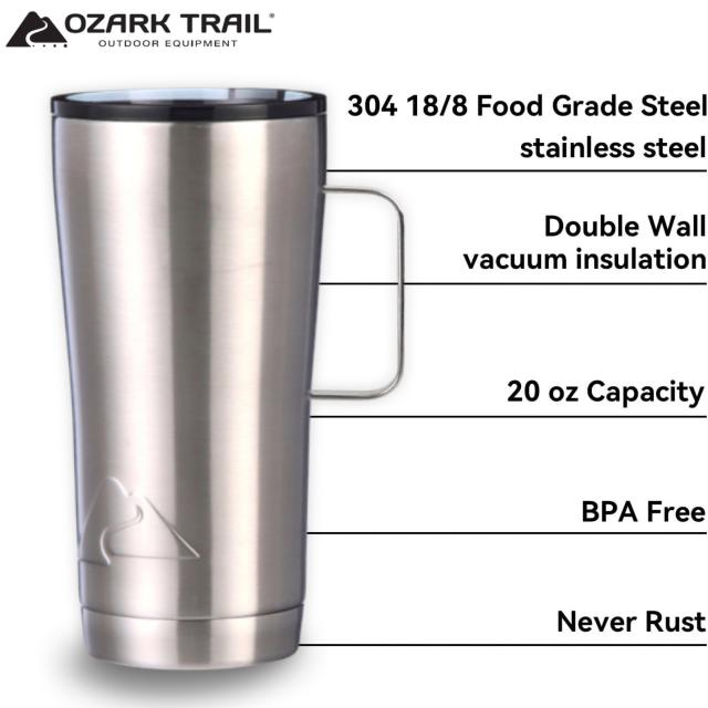 แก้วน้ำสแตนเลส หูจับเก็บอุหภูมิ 20oz tumbler handle