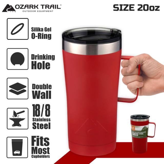 แก้วน้ำสแตนเลส หูจับเก็บอุหภูมิ 20oz tumbler handle