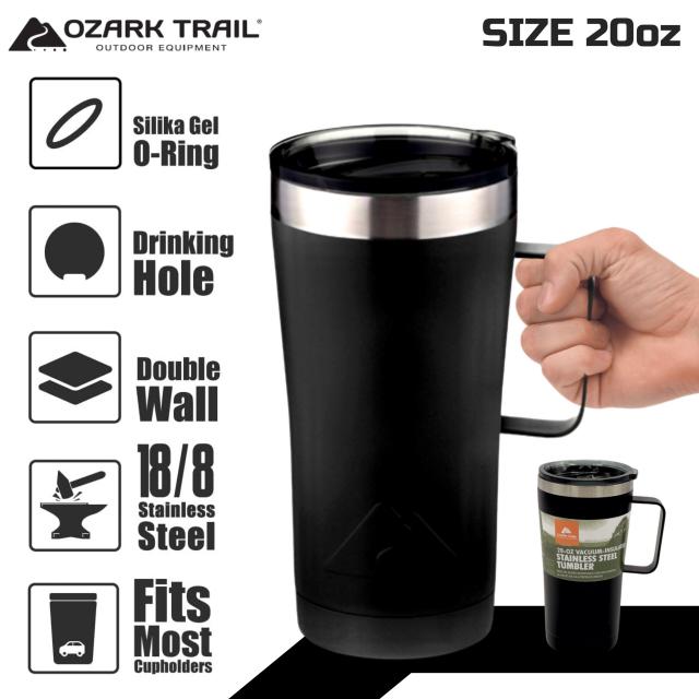 แก้วน้ำสแตนเลส หูจับเก็บอุหภูมิ 20oz tumbler handle