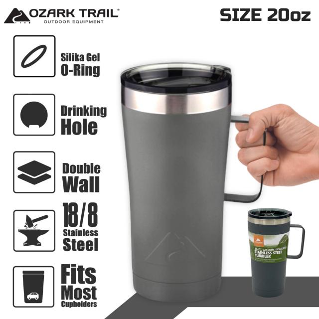 แก้วน้ำสแตนเลส หูจับเก็บอุหภูมิ 20oz tumbler handle