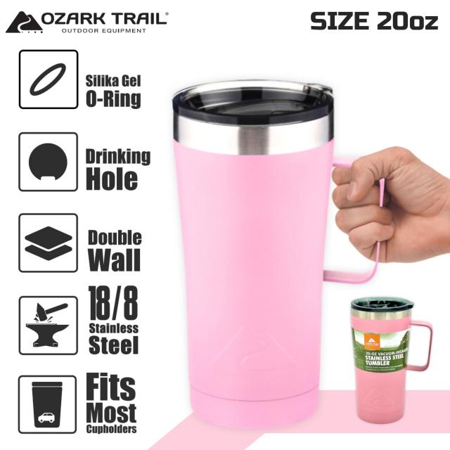 แก้วน้ำสแตนเลส หูจับเก็บอุหภูมิ 20oz tumbler handle