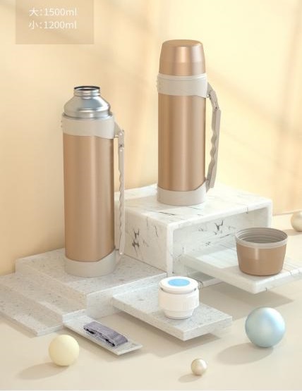 กระบอกน้ำเก็บอุหภูมิความร้อนและเย็น 1200ML/1500ML