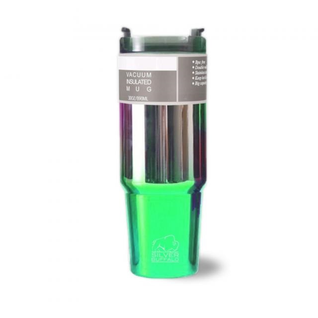 แก้วน้ำสแตนเลสเก็บอุหภูมิสีรุ้ง ความร้อนและเย็น 890ml